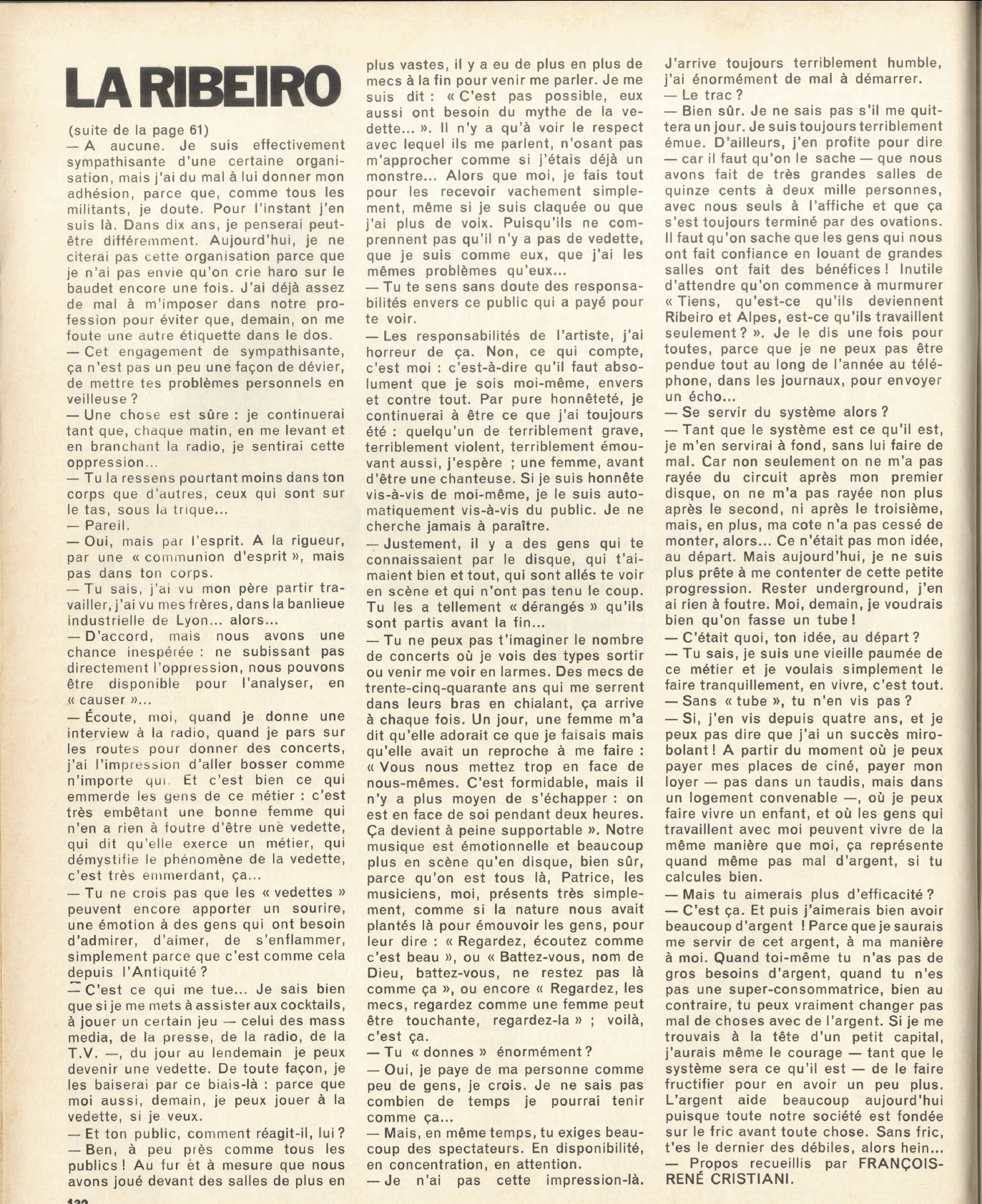 CATHERINE RIBEIRO + ALPES